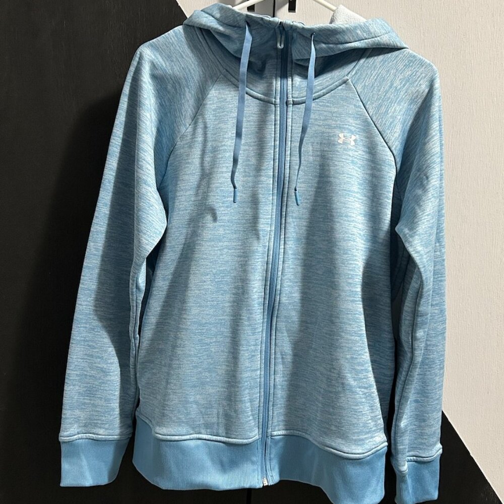 Under Armour Cold Gear Loose Fit Full Zip Hooded Sweatshirt Women's‎ M